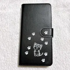 AQUOS sense6 SH-M19 docomo カバー ケース 手帳型 猫