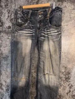 Root Three styleダメージデニムパンツ