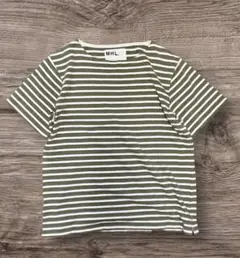 値下　MHL マーガレットハウエル　ボーダー　Tシャツ M 緑　白