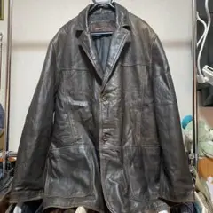 ANDREW MARC ブラウンレザー ジャケット コート