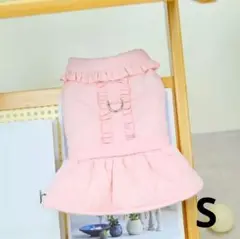 犬服ドッグウェア★冬パステルコート★ピンク★S