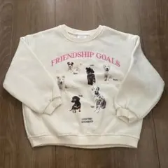 ZARA 犬トレーナー 3-4y