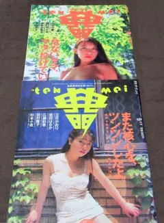 月刊ザ・テンメイ（THE ten mei）グラビア雑誌2冊