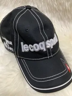 ルコック/ lecoqsportif 黒 ゴルフキャップ