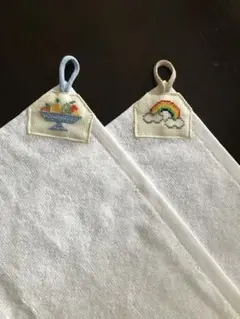 吊り下げハンドタオル　刺繍入り　コストコタオル