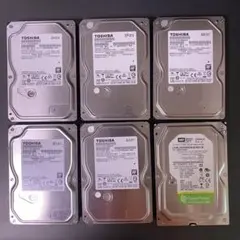 ◆注意◆3.5インチハードディスクHDD◆500GB◆6個◆AVコマンド対応◆