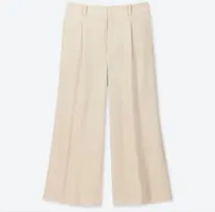 ユニクロ ドレープワイドクロップドパンツ