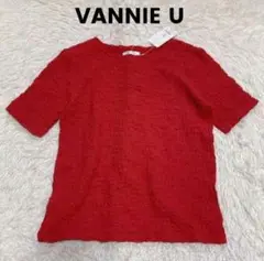 新品未使用品 VANNIE U ヴァニーユー 5分袖 トップス カットソー