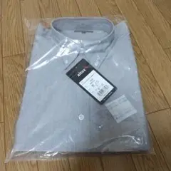 aitoz+ オックスフォード長袖シャツ L ネイビー