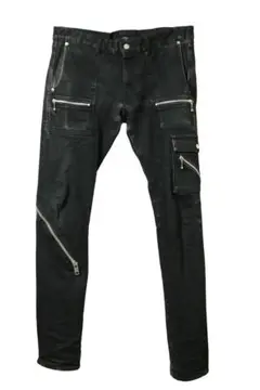 99%is シド・ヴィシャス デニム ブラックデニムパンツ 28サイズ 99%is シド・ヴィシャス デニム ブラックデニムパンツ 28サイズ