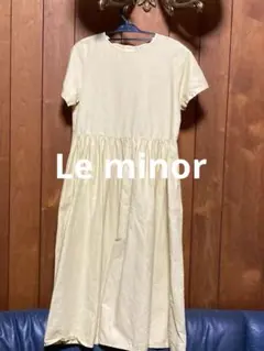 ルミノア　半袖リネンワンピース