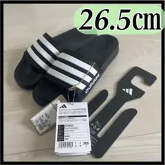 アディダス アディレッタ シャワーサンダル 黒×白 26.5㎝ 未使用