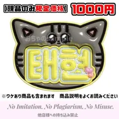ぷっくりネームボード　テヒョン　txt