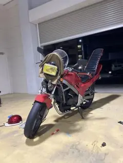 666 vtz250 三段シートエナメルホワイト