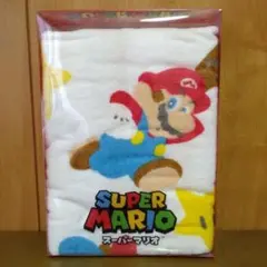 スーパーマリオ　バスタオル　マリオ柄