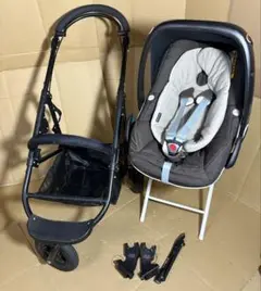 エアバギー ココブレーキ マキシコシ ペブルプラス アダプター セット 新生児