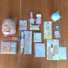 ☆新品　すみっコぐらし　ステーショナリー&ぬいぐるみなど　21点