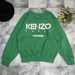 【KENZO】 ビッグプリントトレーナー ロゴ入り レディース Mサイズ 高級