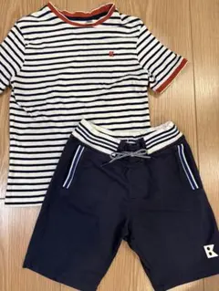 《美品》okaidi オカイディ jacadiボーダー セット 6y