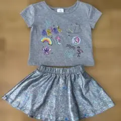 US Disneyディズニー　アリエル　Tシャツ＆スカートセット