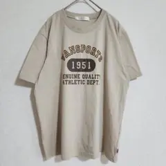 【VANSPORTS】（3L）ロゴプリント入りTシャツ/オーバーサイズ/男女兼用