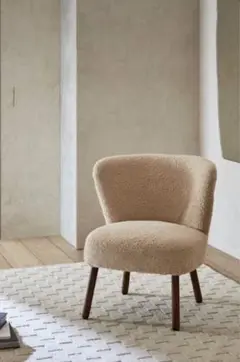 ZARA HOME チーク＆ラタン アームチェア　ラウンジチェア ZARA HOME チーク＆ラタン アームチェア ラウンジチェア