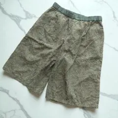 URBAN RESEARCH　フラワーパンチング　キュロット　ハーフパンツ