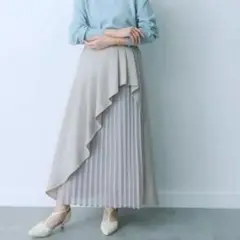 スカート　 HEYUMM シアープリーツレイヤードスカート　アーバンリサーチ