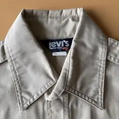Levi’s for men 70sサファリシャツ sizeS