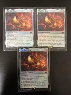 MTG 一つの指輪　英語版 FOIL 3枚