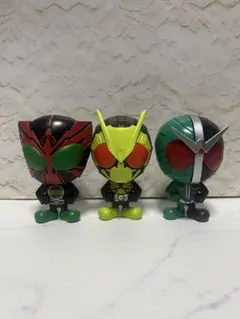 仮面ライダーW 仮面ライダーゼロワン 仮面ライダーオーズ ガチャガチャ3体セット