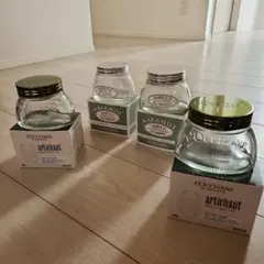 L'Occitane アーティチョーク &アーモンド 空瓶 空ビン 4個セット