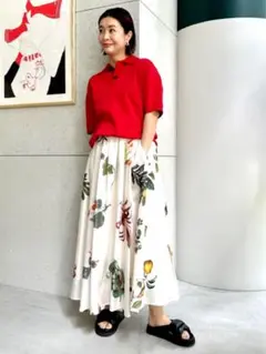 定価2万 BACCA ニット ポロシャツ シャツ サマーニット ワンピース