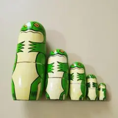カエル マトリョーシカ 5個セット