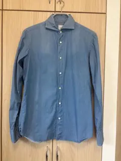 ライトブルーデニムシャツ 長袖