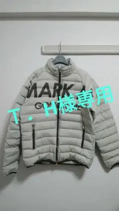 【ほぼ未使用】MARKu0026LONA マークアンドロナ 大人気ロゴダウン XL