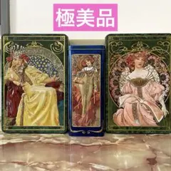新品 アルフォンス ミュシャ 缶 チャーチル フォーシーズンズ プリンセス