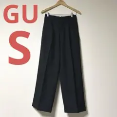 美品 GU スーパーバギー スラックス ブラック S