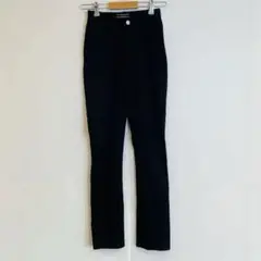 【ジョゼフ】　ストレートパンツ　スキニー　ブラック　フィットシルエット　XS