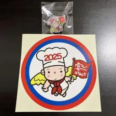 大阪関西万博　宴　パビリオン　フッピー　ピンバッジ　シール　ステッカー