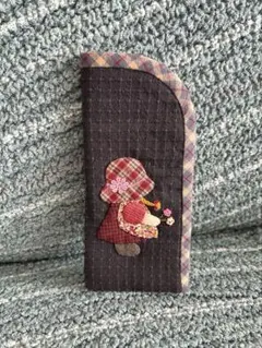 パッチワーク スーちゃん 花 メガネケース