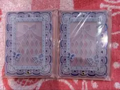 fanfancy インスタントフォトアクリルフレーム メルヘンステンドグラス 紫