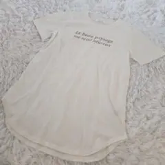 ドレスキップ DRESKIP Tシャツ ロコ ホワイト 白 M 半袖 英字