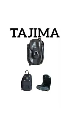 TAJIMA クロコダイル調　着脱式　ウエスト　ポーチ　小物入れ