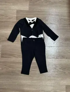 H&M タキシード風セットアップ 86cm ネイビー