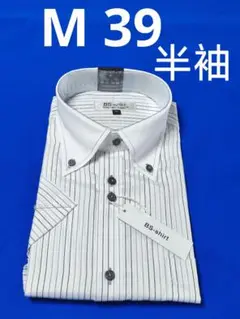 ♦ BS-SHIRT ♦ M 39 半袖♦ メンズワイシャツ