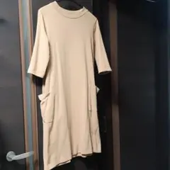 ABAHOUSE　茶系　ワンピース　コットン素材