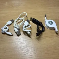 USBケーブル 5本セット リール式あり