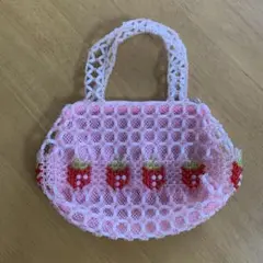 【レトロ】 ビーズバッグ
