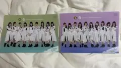 けやき坂46 日向坂46 CoCo壱コラボ クリアファイル
